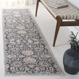 Safavieh Sutton 2'-2" x 8'-0" Rug in Navy / Beige Brown