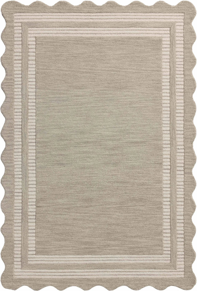 Chris Loves Julia x Loloi Scottie SCO-01 Fog / Ivory Rug - main flat