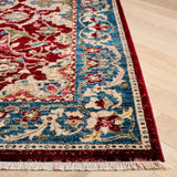 Safavieh Kashan 5'-1" x 7'-5" Rug in Red / Blue