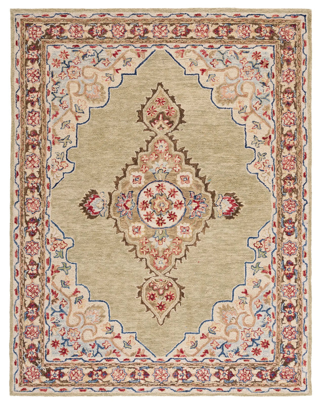 Safavieh Aspen 10'-0" x 14'-0" Rug in Sage / Brown
