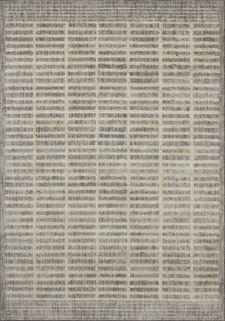 Loloi Roxie ROX-02 Contemporary Power Loomed Smoke, Natural Rug - main flat