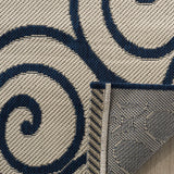 Safavieh Martha Stewart 4'-0" x 5'-7" Rug in Mariner