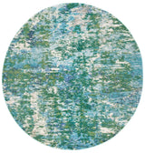 Safavieh Madison 6'-7" x 6'-7" Rug in Green / Turquoise