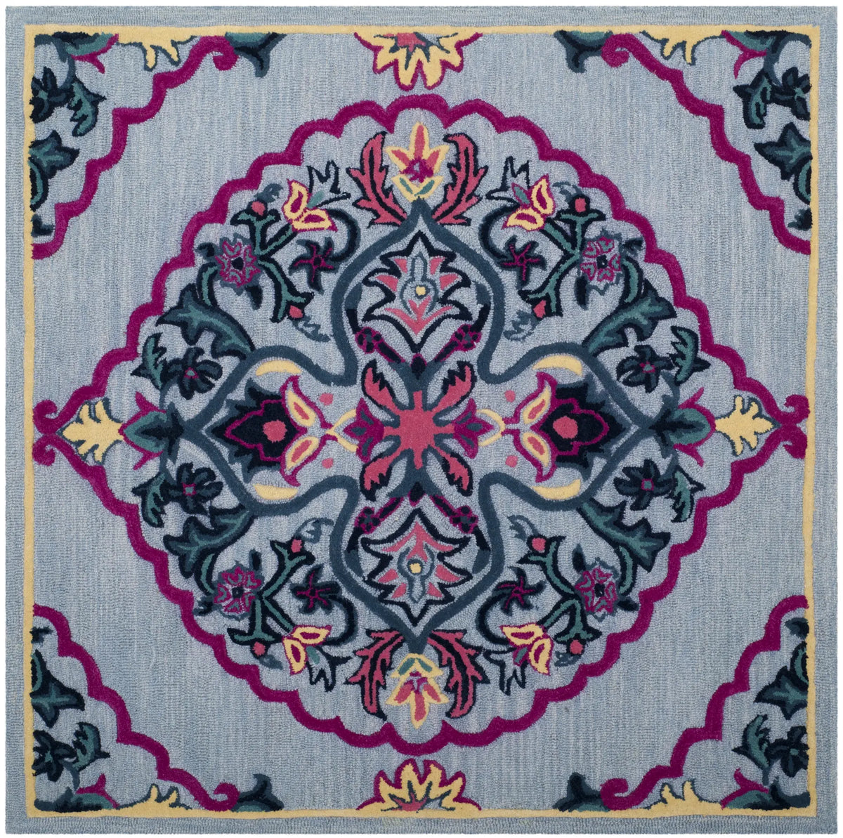 Safavieh Bellagio 5'-0" x 5'-0" Rug in Blue / Multi