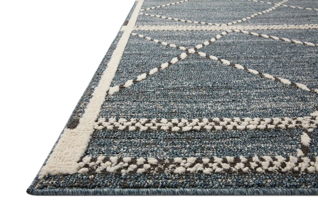 Loloi Fabian Fab-01 Denim/Charcoal Rug - rug corner
