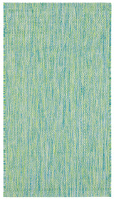 Safavieh Courtyard 2'-0" x 3'-7" Rug in Green / Blue