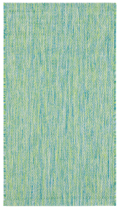 Safavieh Courtyard 2'-0" x 3'-7" Rug in Green / Blue