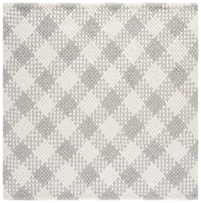 Safavieh Natural Fiber Couture 6'-0" x 6'-0" Rug in Silver / Ivory