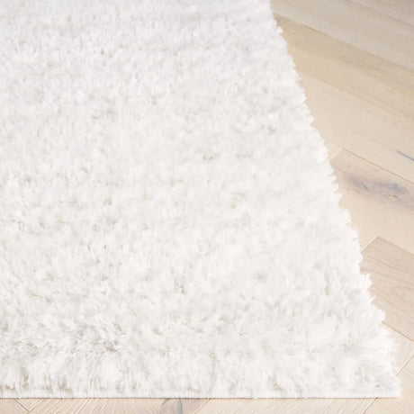 Safavieh Tahoe Shag 4'-0" x 6'-0" Rug in Ivory / Taupe