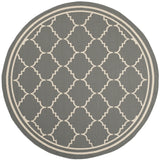Safavieh Courtyard 6'-7" x 6'-7" Rug in Grey / Beige