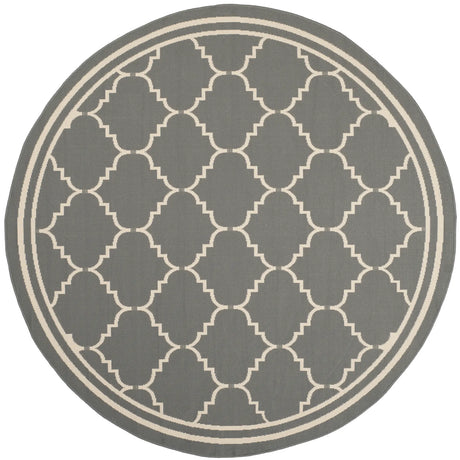 Safavieh Courtyard 6'-7" x 6'-7" Rug in Grey / Beige
