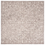 Safavieh Trace 6'-0" x 6'-0" Rug in Brown / Ivory