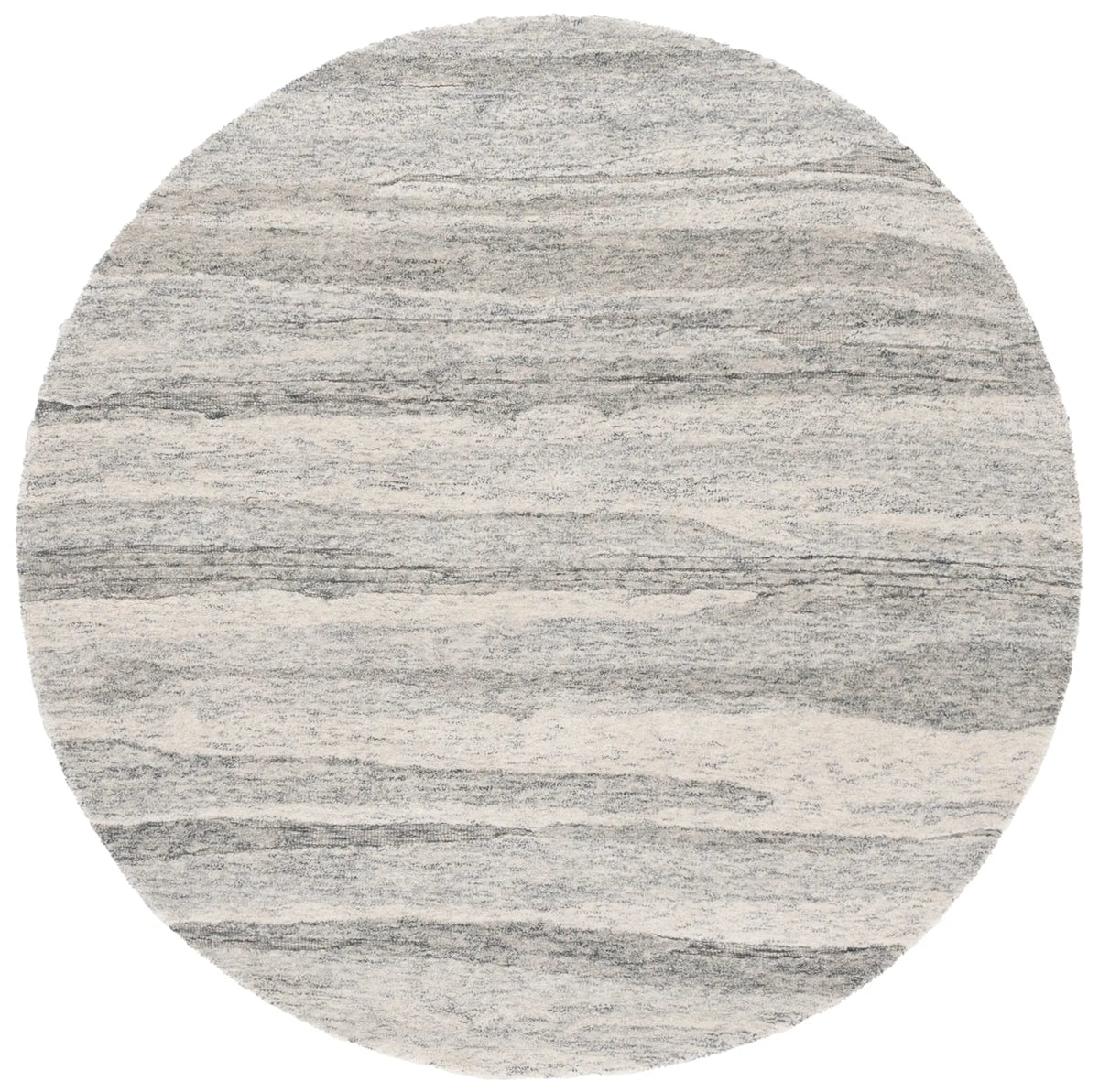 Safavieh Ebony 6'-0" x 6'-0" Rug in Dark Grey / Ivory