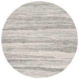 Safavieh Ebony 6'-0" x 6'-0" Rug in Dark Grey / Ivory