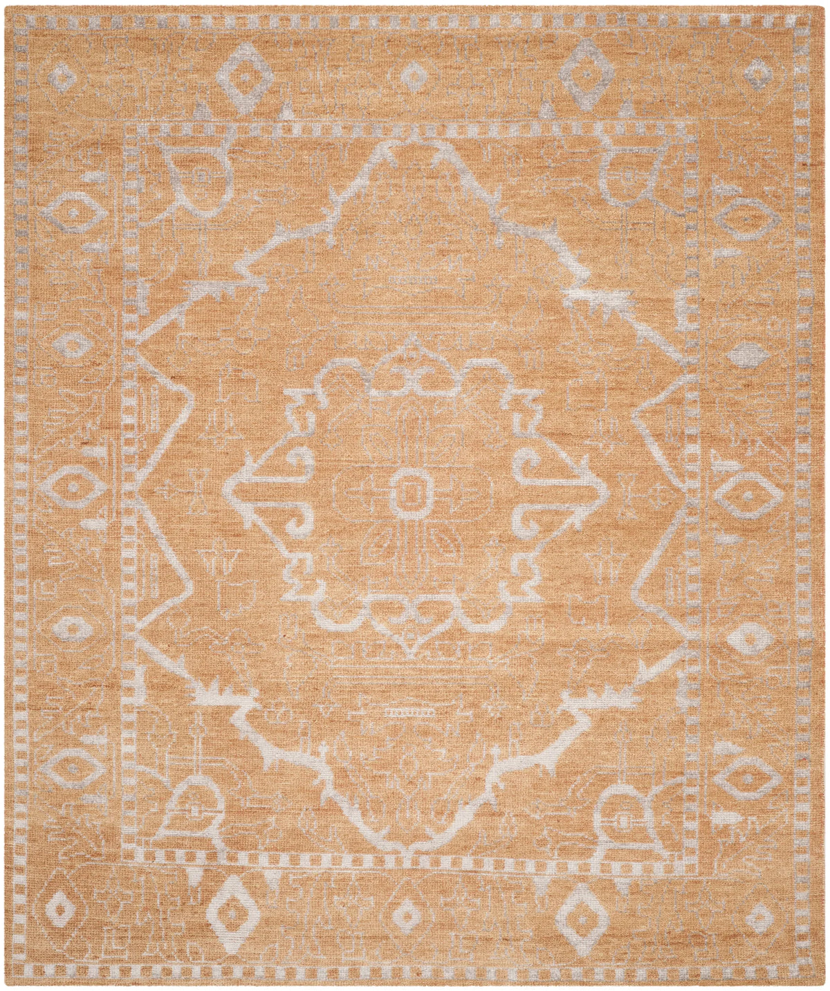 Safavieh Stone Wash 8'-0" x 10'-0" Rug in Brown / Silver