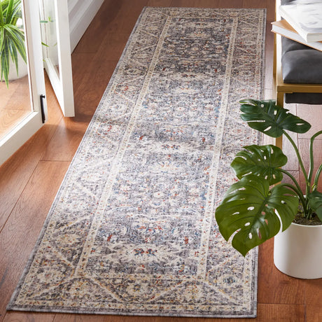 Safavieh Olympia 2'-3" x 9'-0" Rug in Grey / Ivory