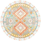 Safavieh Aspen 7'-0" x 7'-0" Rug in Grey / Red