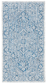 Safavieh Courtyard 2'-7" x 5'-0" Rug in Light Grey / Navy