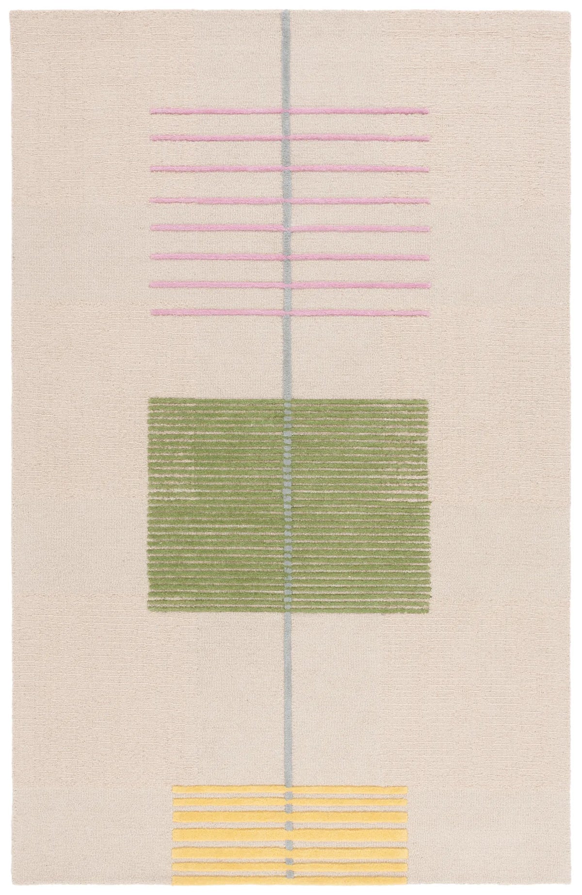 Safavieh Genre 4'-0" x 6'-0" Rug in Beige / Green