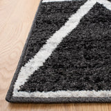 Safavieh Adirondack 4'-0" x 6'-0" Rug in Black / Ivory