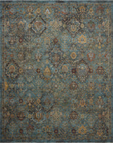 Loloi Winchester WNC-01 Traditional Power Loomed Blue Rug - main flat