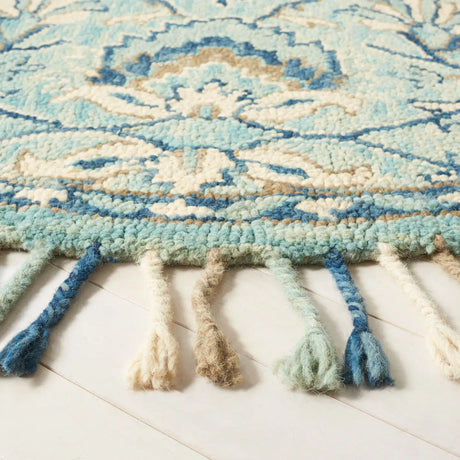 Safavieh Blossom 6'-0" x 6'-0" Rug in Blue / Ivory