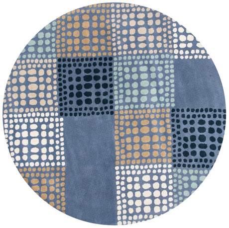 Safavieh Wyndham 7'-0" x 7'-0" Rug in Grey / Multi