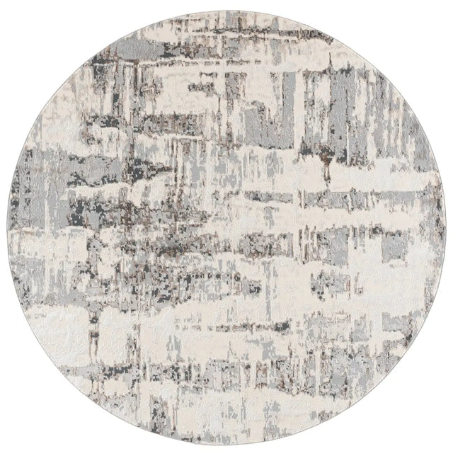 Safavieh Spectrum 6'-7" x 6'-7" Rug in Ivory / Grey
