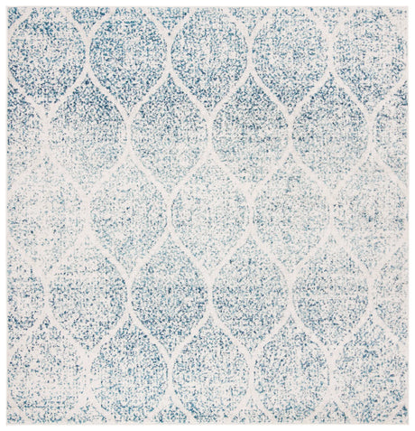 Safavieh Madison 6'-7" x 6'-7" Rug in Cream / Turquoise