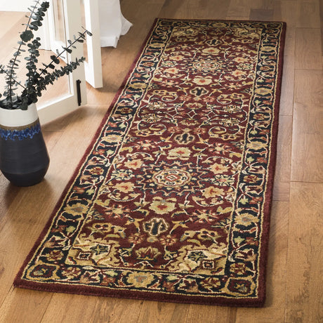 Safavieh Classic 2'-3" x 10'-0" Rug in Burgundy / Navy