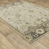 Oriental Weavers Sphinx Florence 4928C Blue/ Brown Rugs - angle detail