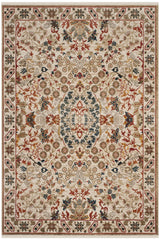 Safavieh Kashan 4'-0" x 6'-0" Rug in Ivory / Ivory