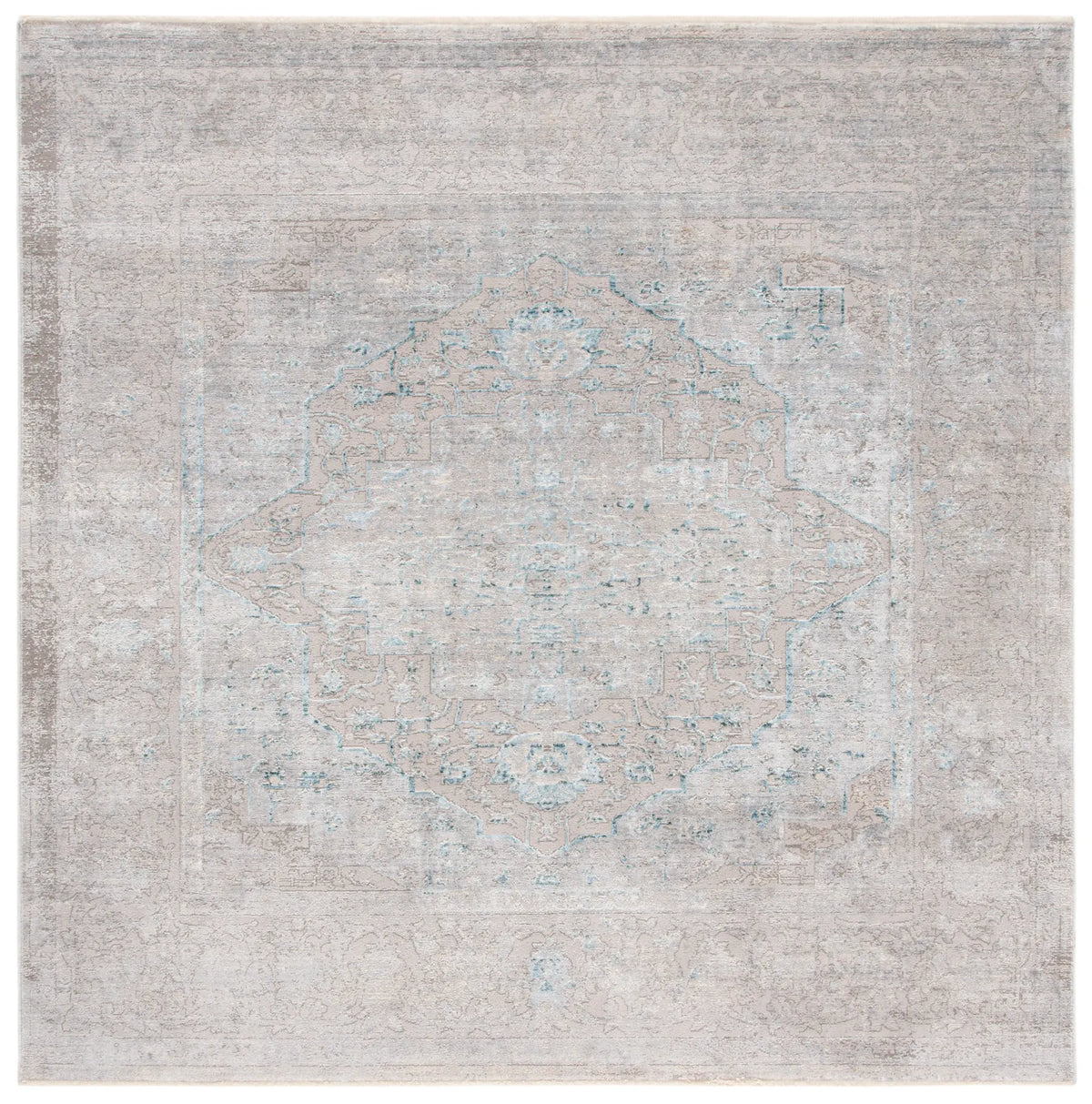 Safavieh Dream 6'-7" x 6'-7" Rug in Grey / Blue