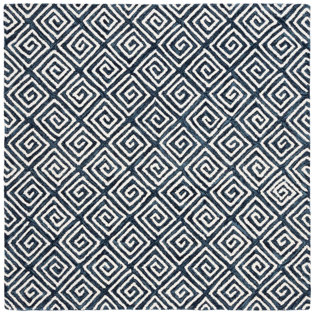 Safavieh Metro 6'-0" x 6'-0" Rug in Navy / Ivory
