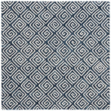 Safavieh Metro 6'-0" x 6'-0" Rug in Navy / Ivory