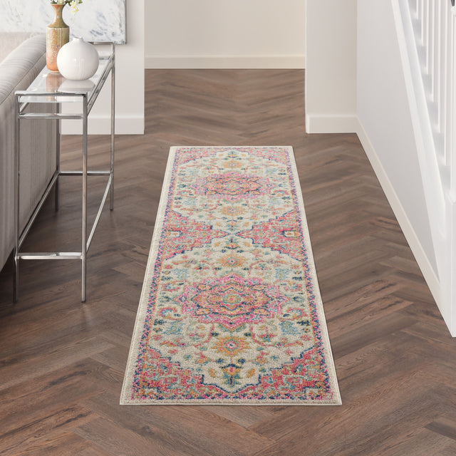 Nourison Passion Psn25 Ivory/Pink Rugs