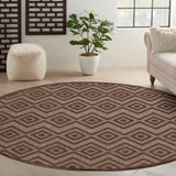 Nourison Versatile NRV01 Brown Contemporary Area Rugs