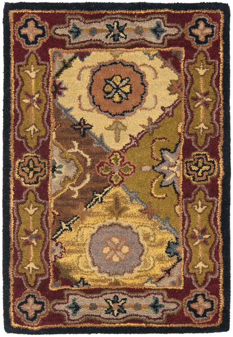 Safavieh Heritage 2'-0" x 3'-0" Rug in Multi / Red