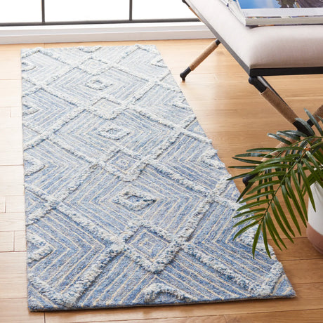 Safavieh Kenya 2'-3" x 8'-0" Rug in Blue / Ivory