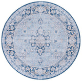 Safavieh Tucson 6'-0" x 6'-0" Rug in Light Blue / Navy