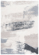 Safavieh Fontana Shag  800 4'-0" x 6'-0" Rug in Ivory / Grey