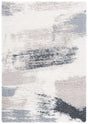 Safavieh Fontana Shag  800 4'-0" x 6'-0" Rug in Ivory / Grey