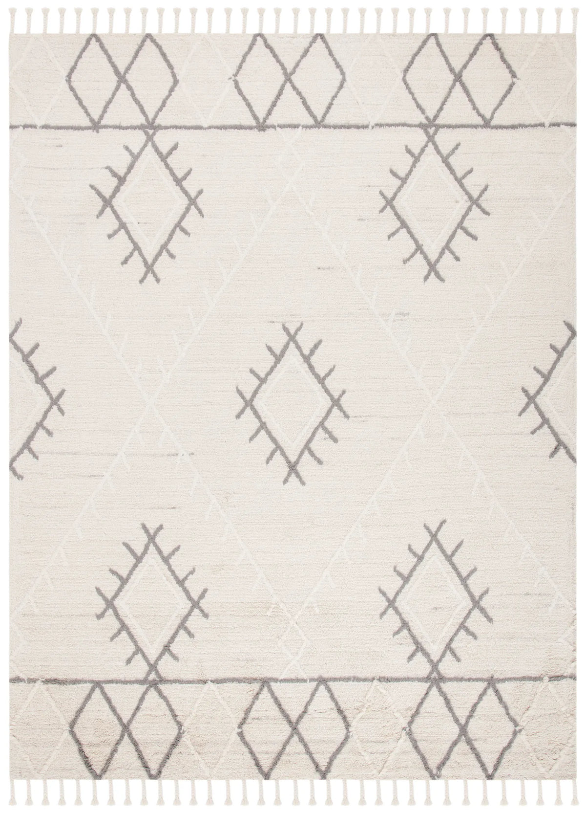 Safavieh Casablanca 10'-0" x 14'-0" Rug in Ivory / Grey
