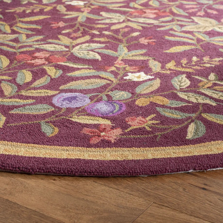 Safavieh Chelsea 5'-6" x 5'-6" Rug in Burgundy