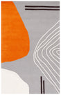 Safavieh Rodeo Drive 4'-0" x 6'-0" Rug in Grey / Rust