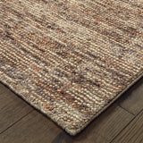 Oriental Weavers Sphinx Lucent 45907 Taupe/ Pink Rug - corner detail
