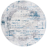 Safavieh Amelia 6'-7" x 6'-7" Rug in Grey / Blue