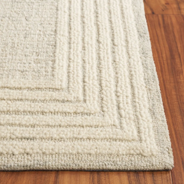 Safavieh Ebony 4'-0" x 6'-0" Rug in Grey / Ivory