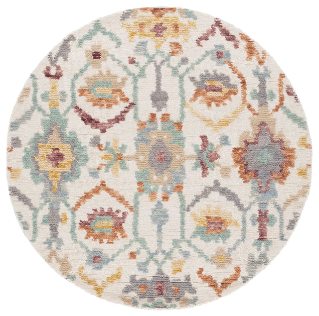 Safavieh Aspen 5'-0" x 5'-0" Rug in Ivory / Green