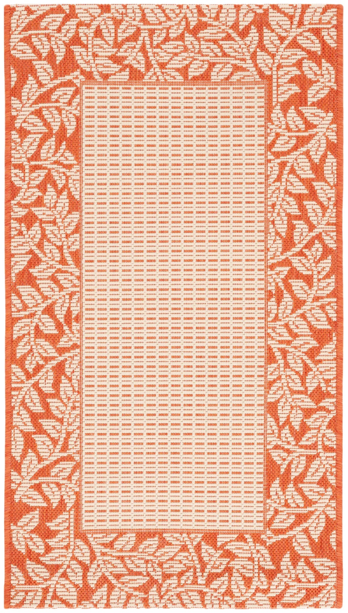 Safavieh Courtyard 2'-0" x 3'-7" Rug in Natural / Terra